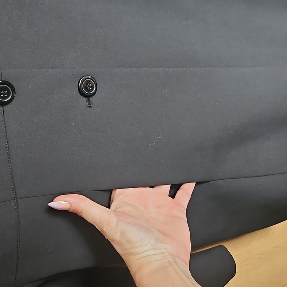 Tahari Women's Long Black Suite Coat - Picture 2 of 9